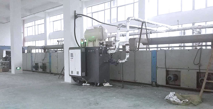 大型熱風拉幅定型干燥機控溫油溫機-應(yīng)用案例